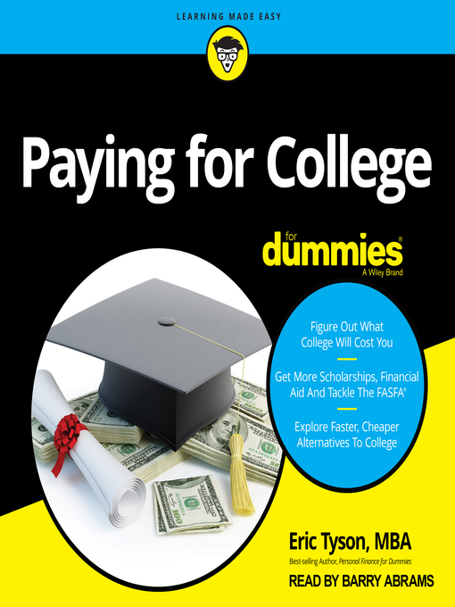 Title details for Paying For College For Dummies by Eric Tyson, MBA - Available